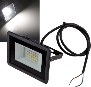 LED-Fluter SlimLine 30W, 12-24V= - IP65, 2721 Lumen, 4000K, neutralweiß
