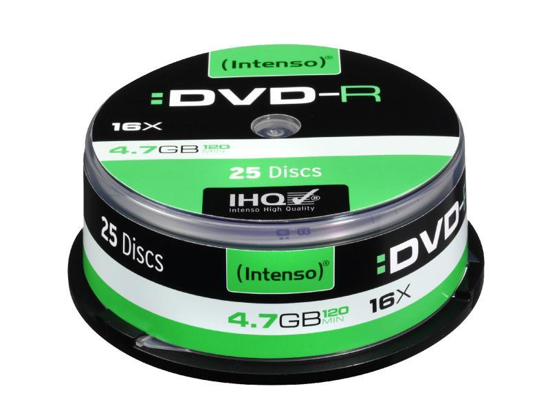 Intenso DVD-R 4,7 GB 16x Speed - 25stk Cake Box