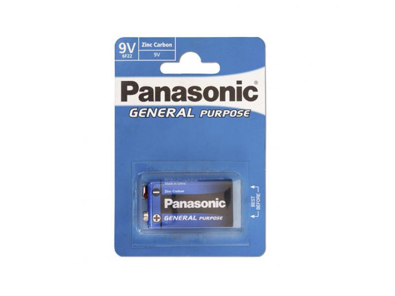 Batterie Panasonic General Purpose 9V Block 6F22 (1 St.)