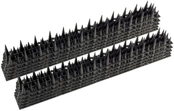 Taubenabwehr Spikes 10er Set - Kunststoff, 400x42x36mm, schwarz