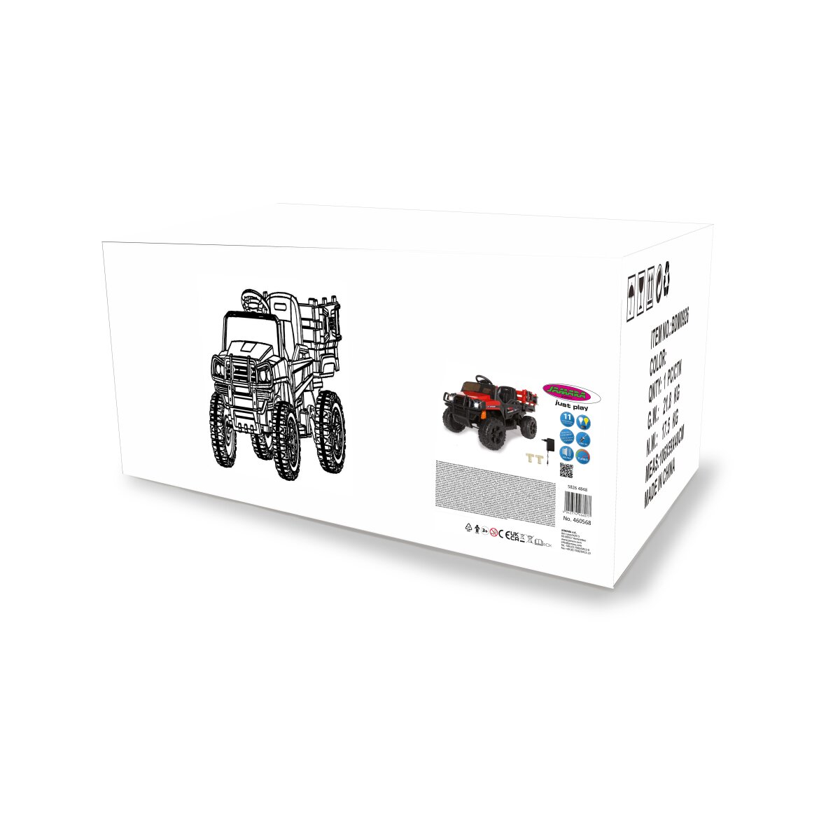 Kinderfahrzeug Offroader Bufalo rot