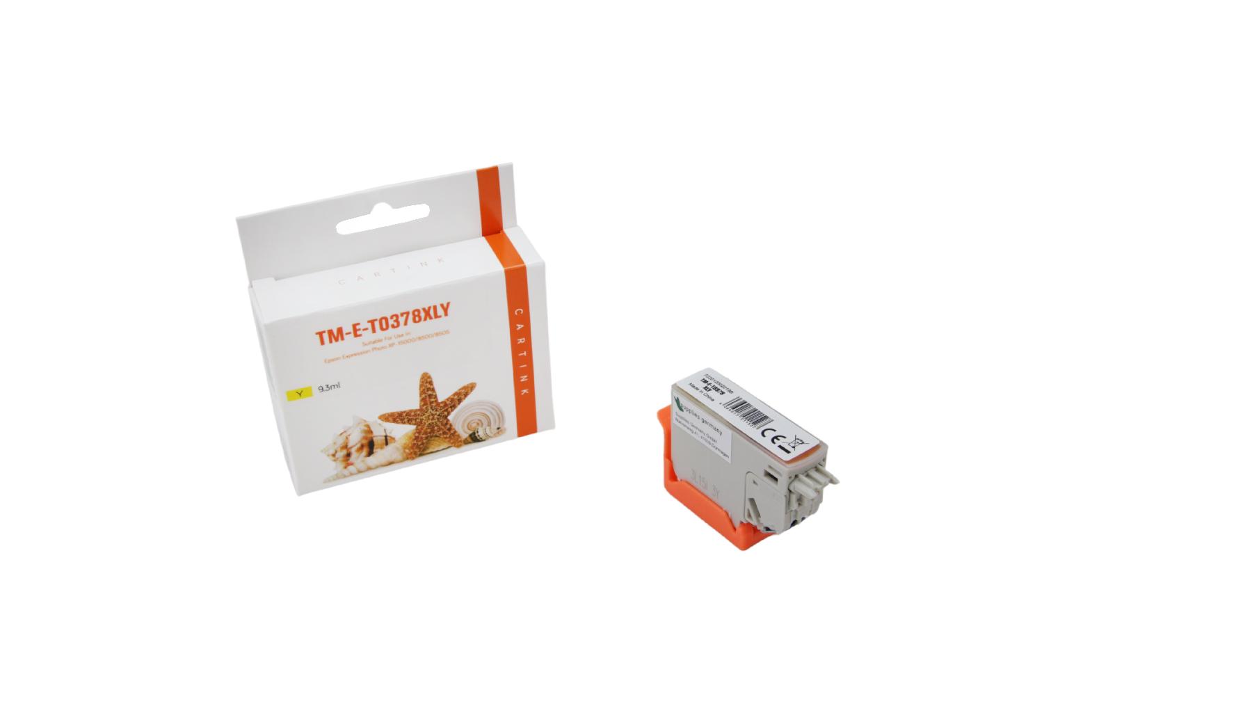 T3784XLY alternativ Seestern Tinte gelb für Epson / C13T37844010 / 9,3ml