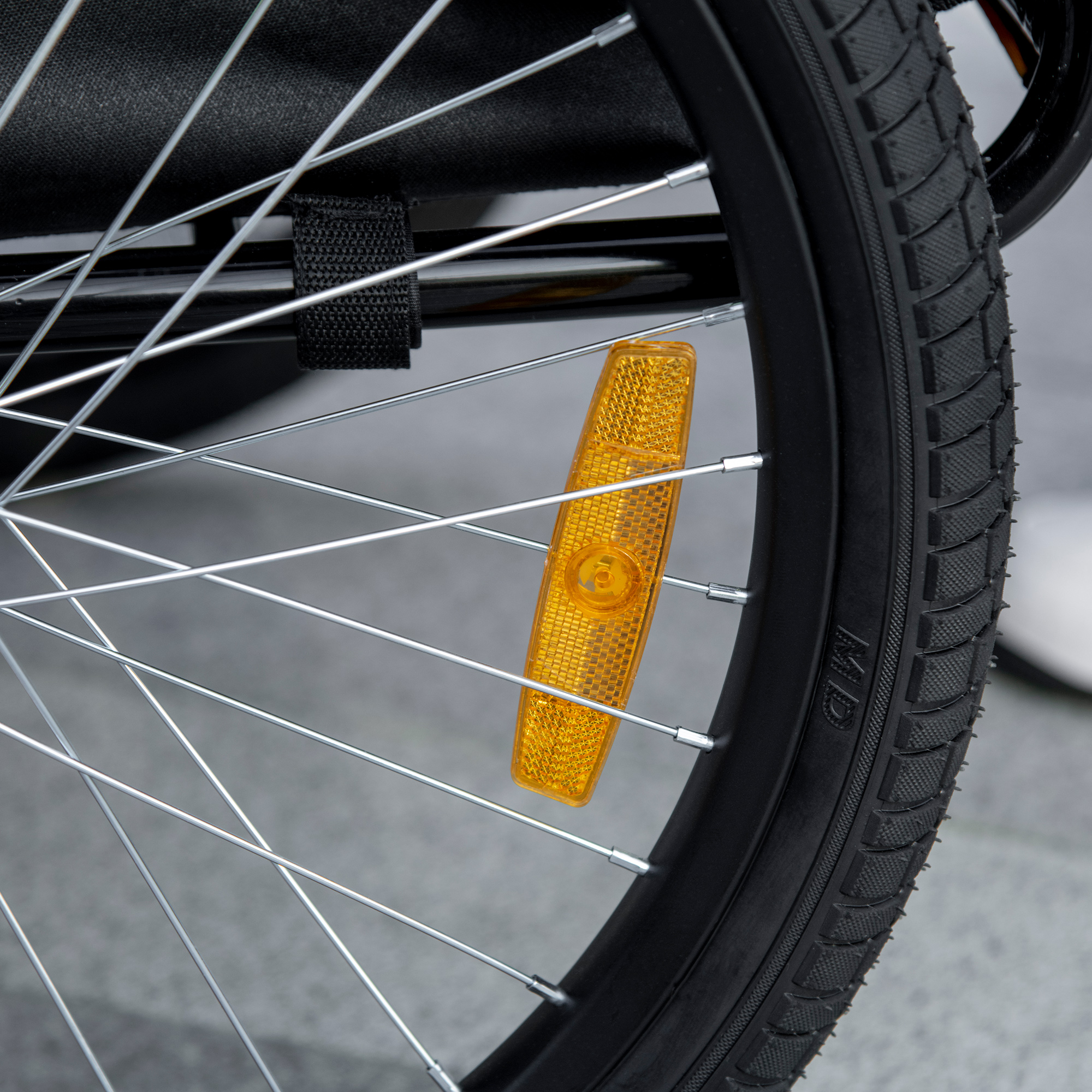 Hundeanhänger, klappbarer Fahrradanhänger für Hunde, wasserbeständig, Oxfordstoff, Metall, 140 x 71 x 83 cm, Rot