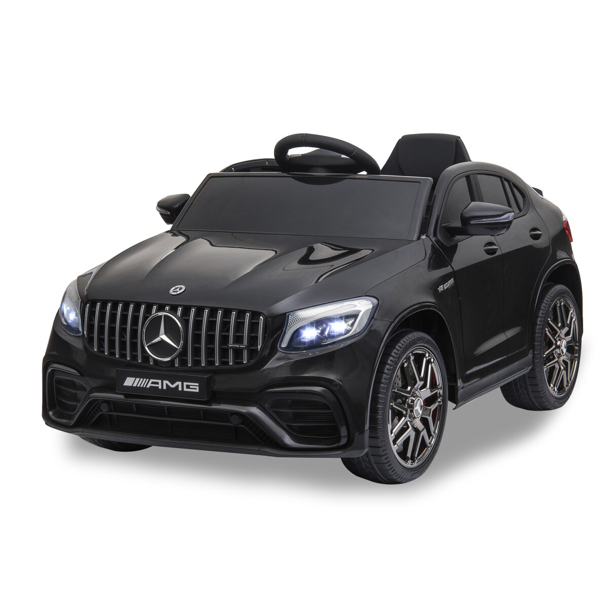 Kinderfahrzeug Mercedes-AMG GLC 63 S Coupé schwarz