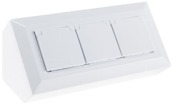2-fach Steckdosenblock, USB-A+C, weiß