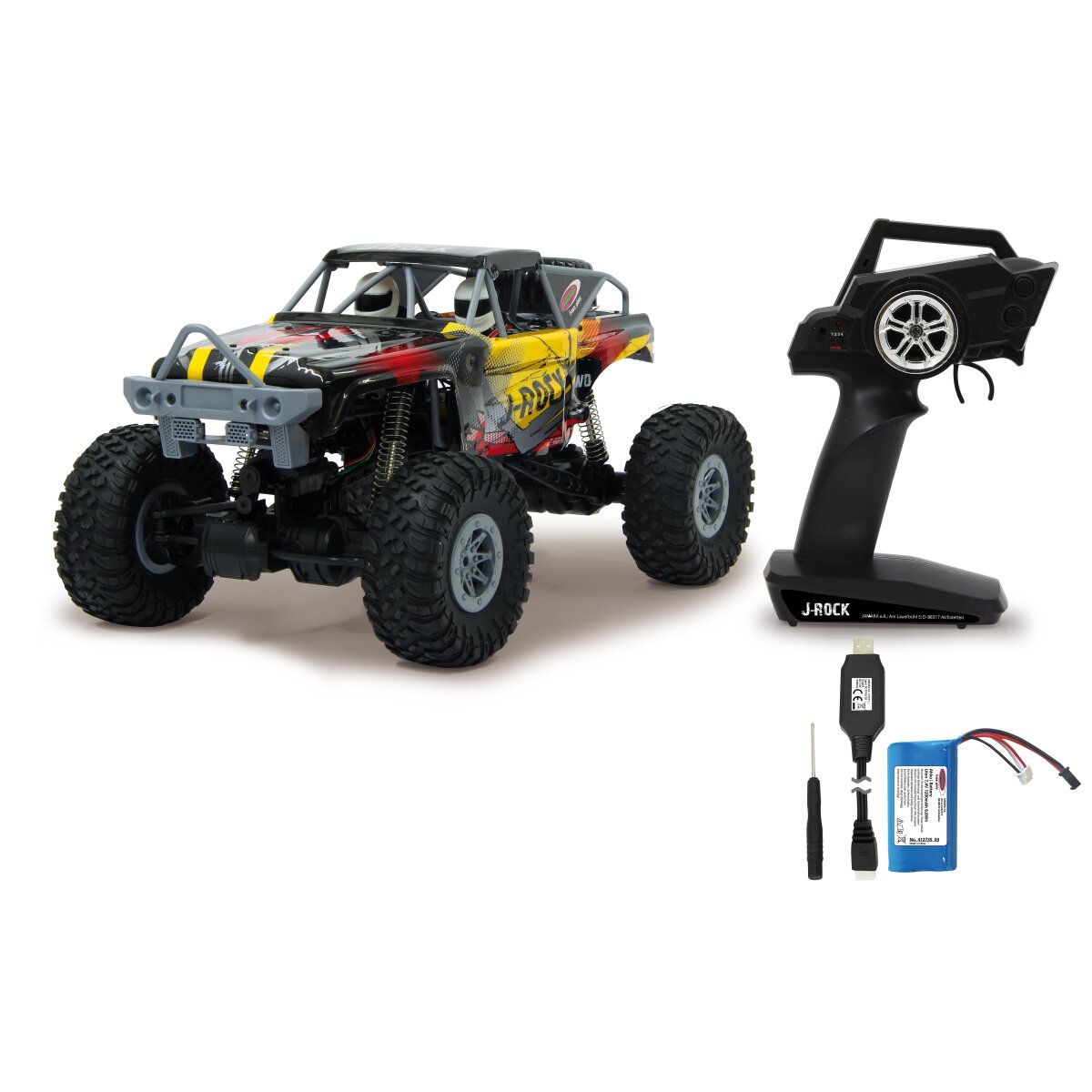 J-Rock Crawler 4WD 1:10 Li-Ion 2,4GHz J-Rock Crawler 4WD 1:10 Li-Ion 2,4GHz