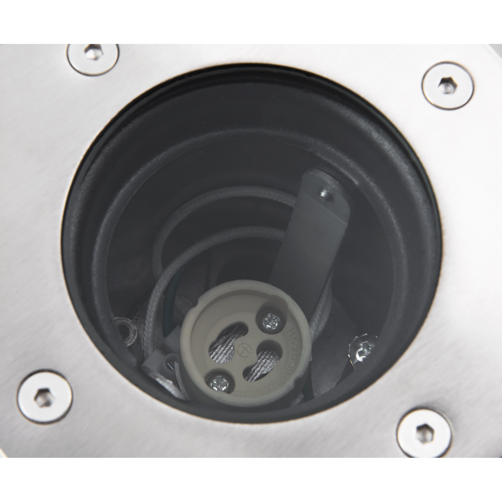 Bodeneinbauleuchte McShine ''BL-12RS'' GU10-Fassung, Ø120mm, schwenkbar