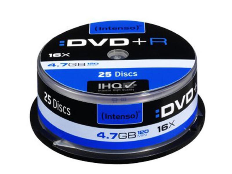 Intenso DVD+R 4,7 GB 16x Speed - 25stk Cake Box