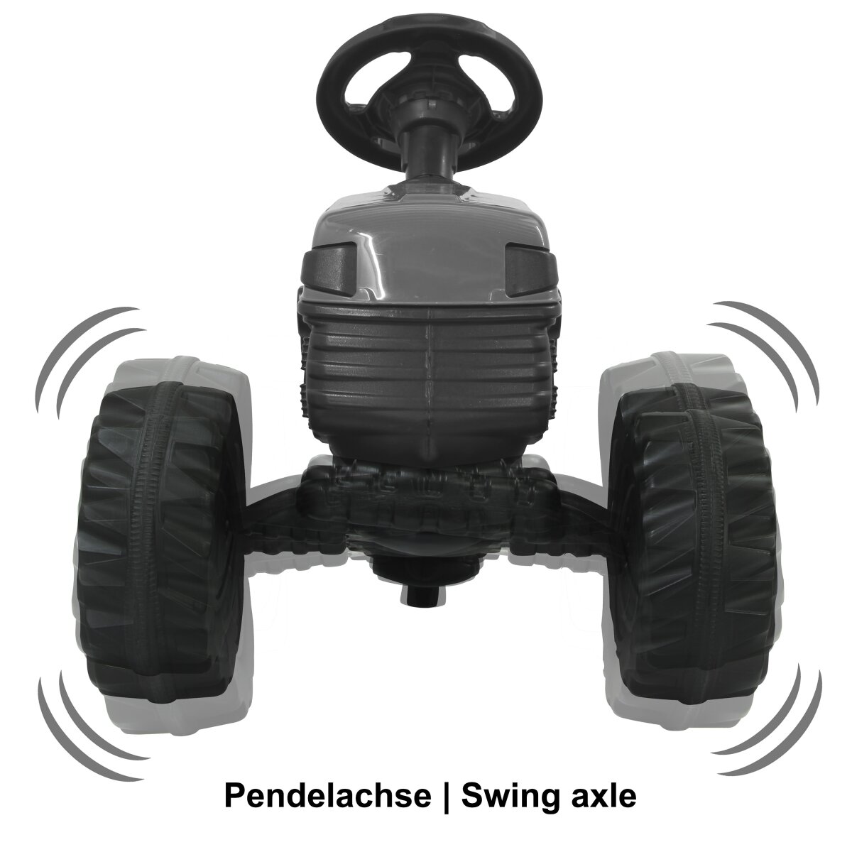 Trettraktor Strong Bull rot