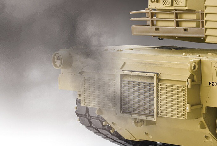 RC Panzer "M1 A2 Abrams" - Metallgetriebe & Metallketten