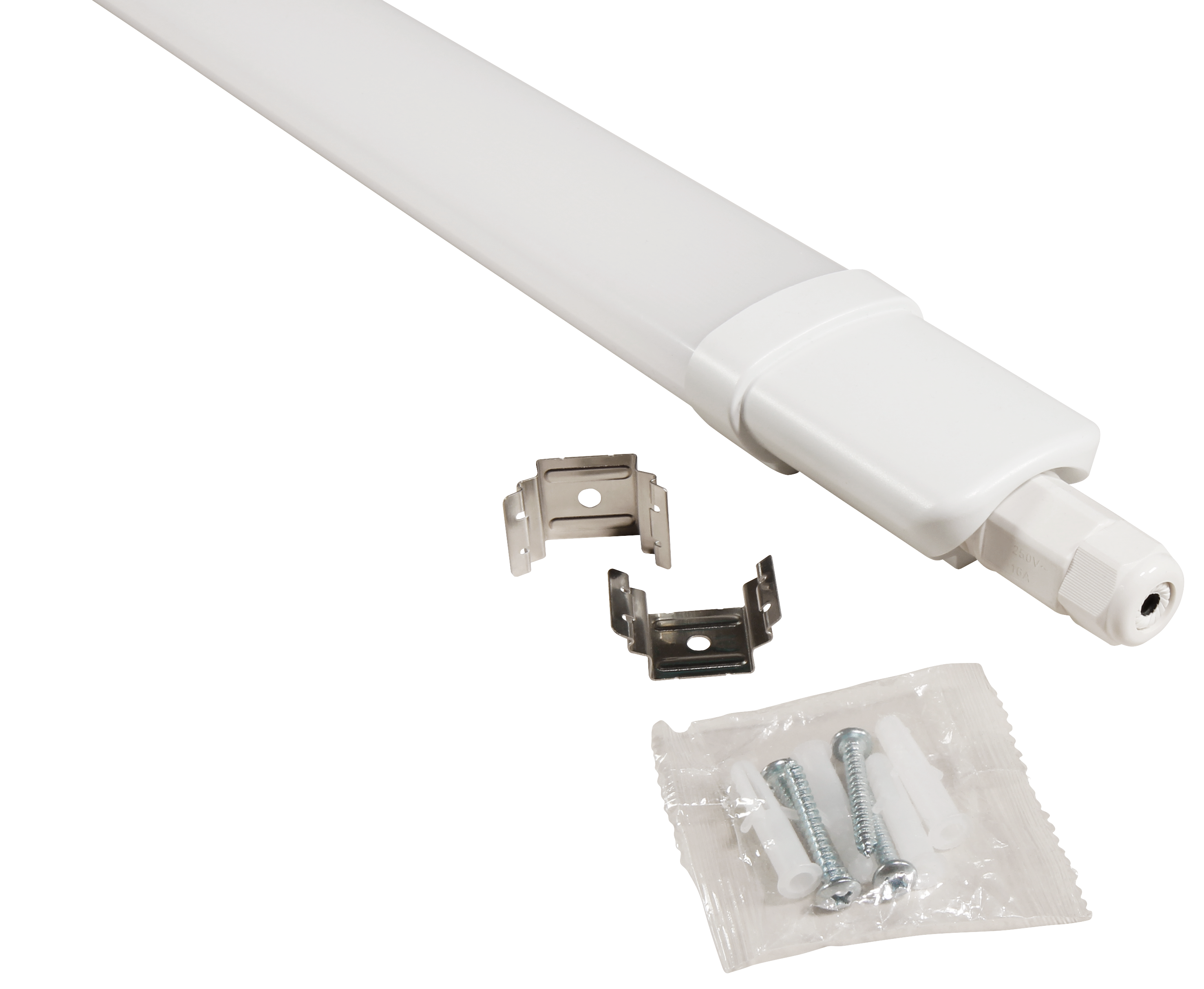LED Feuchtraumleuchte McShine ''FL-43'', IP65, 4.300lm, 4000K, 45W, 153cm, neutralweiß