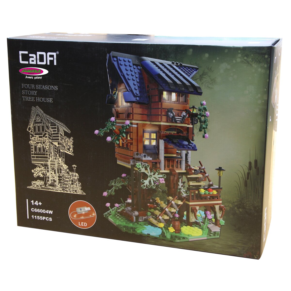 CaDA Set C6604W Baumhaus 4 Jahreszeiten Bricks