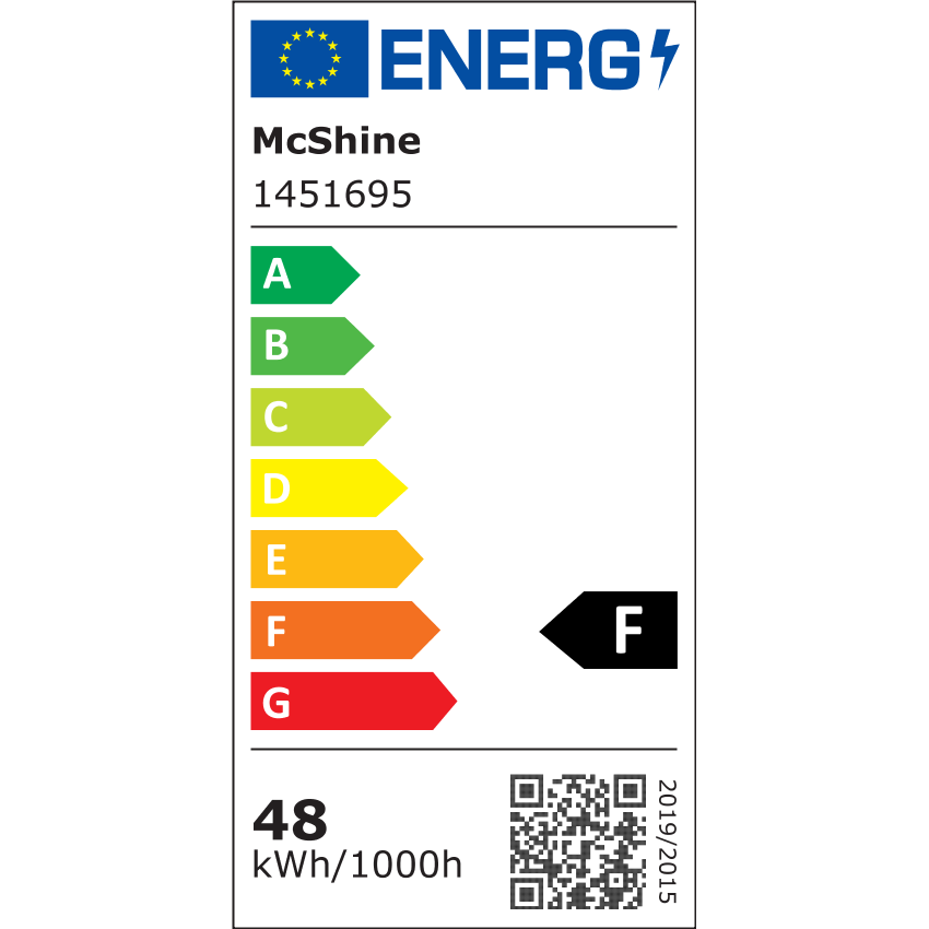 LED Feuchtraumleuchte McShine ''FL-23'' IP65, 4800lm, 4000K, 48W, 150cm, neutralweiß