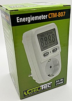 Energiekosten-Messgerät "CTM-807" - LC-Display, Messung bis zu 3600W