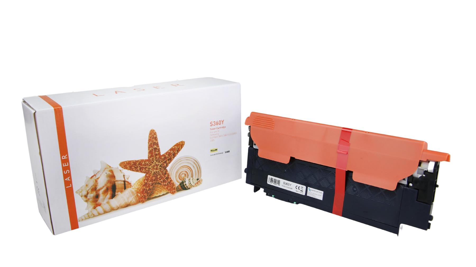 CLP360Y alternativ Toner yellow Samsung / CLTY406S/ELS / 1.000 Seiten