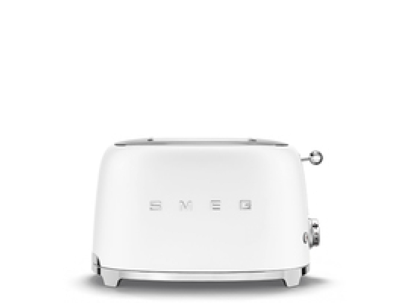 Smeg Toaster 2 Schlitze 50\'s Style Matt Weiß TSF01WHMEU