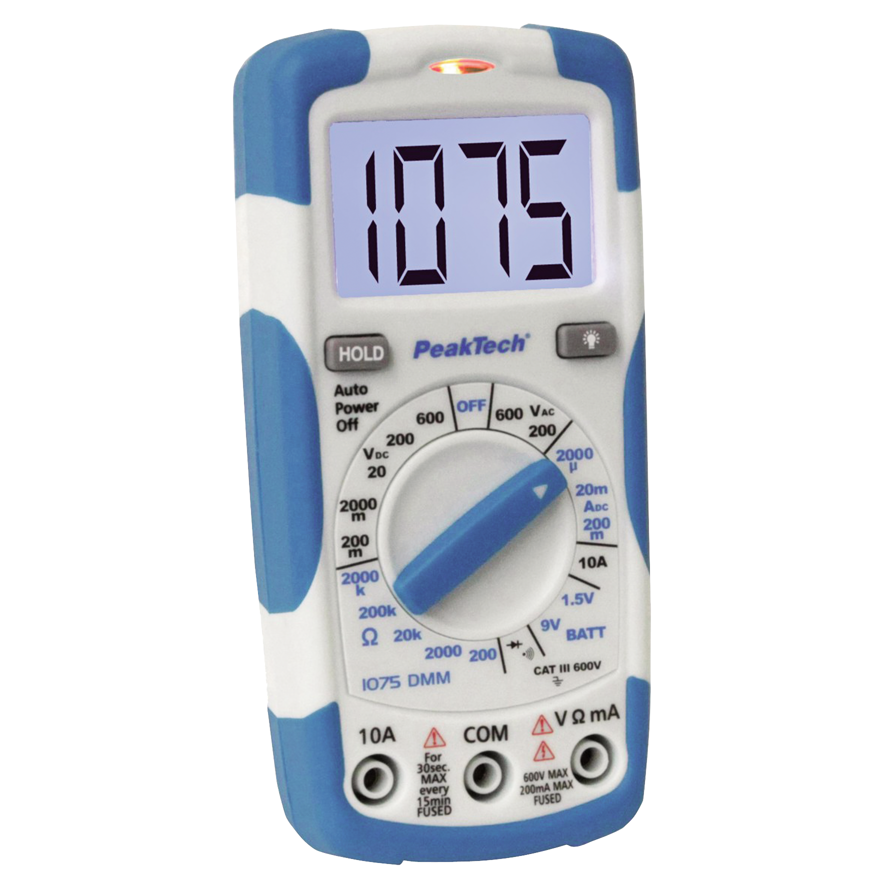 Digitalmultimeter PeakTech ''P1075'', 2000 Counts, 600V AC/DC, 10A DC, mit NCV