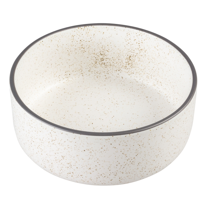 Duvoplus Keramiknapf Stone Speckle - weiß - 750ml