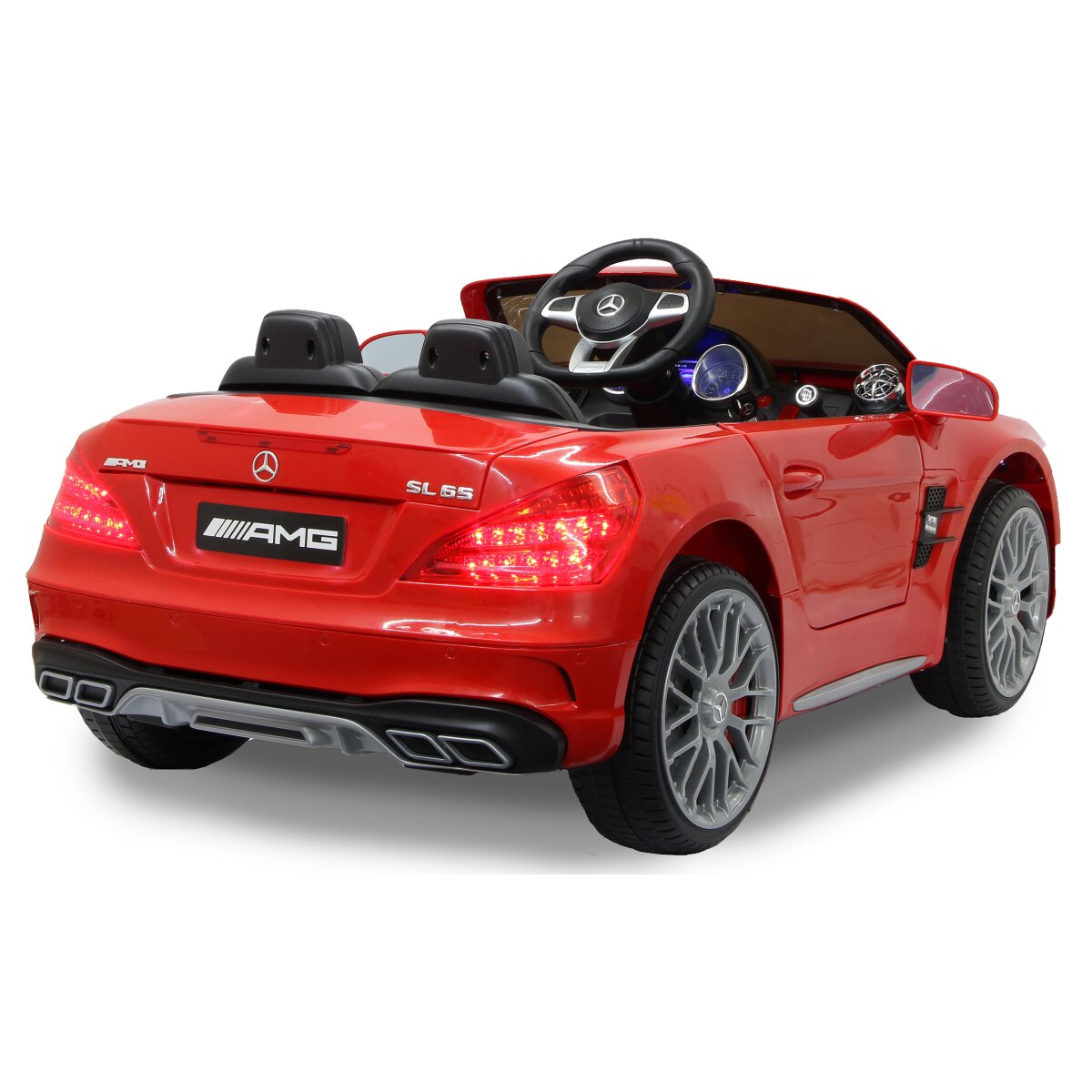 Kinderfahrzeug Mercedes-AMG SL 65 rot