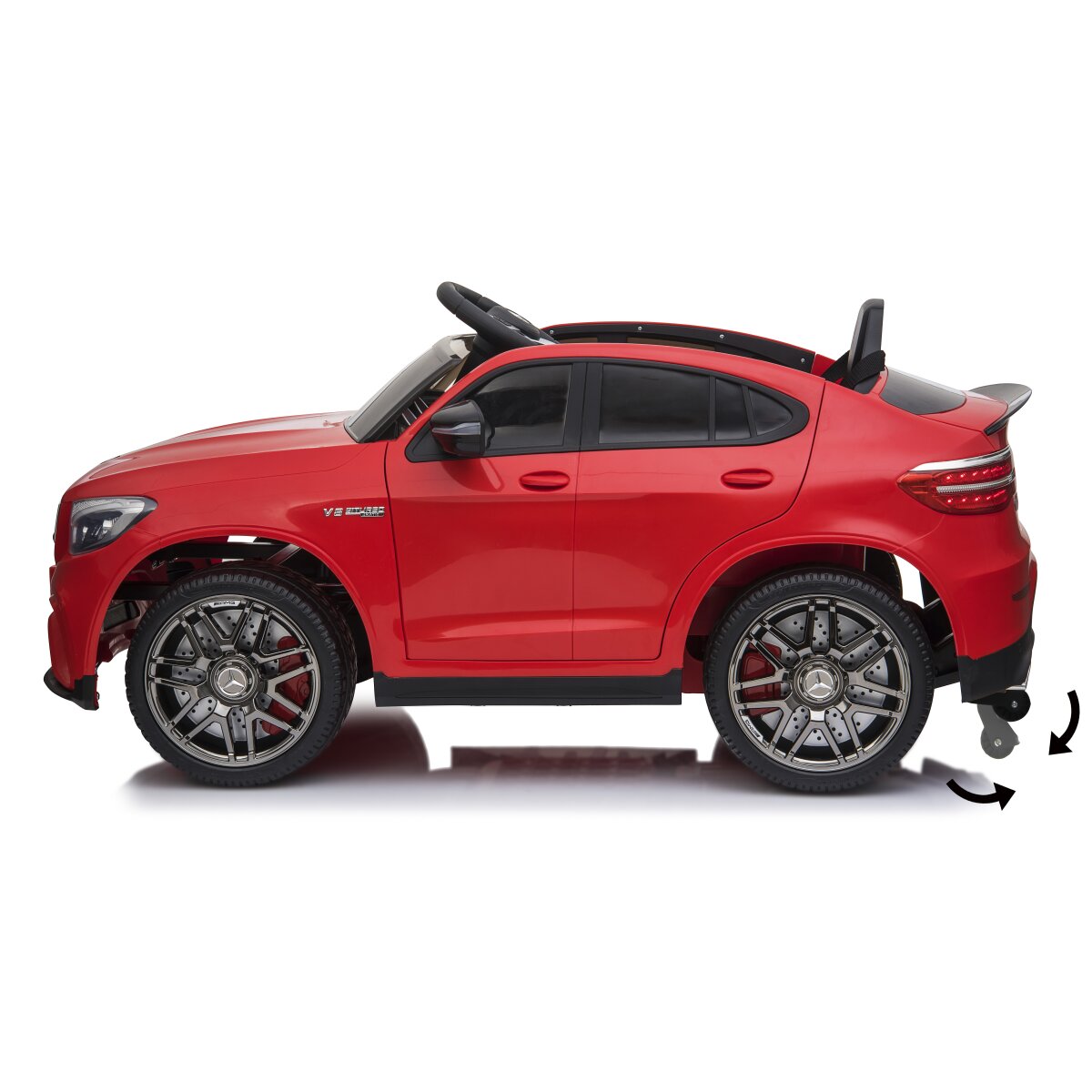 Kinderfahrzeug Mercedes-AMG GLC 63 S Coupé rot
