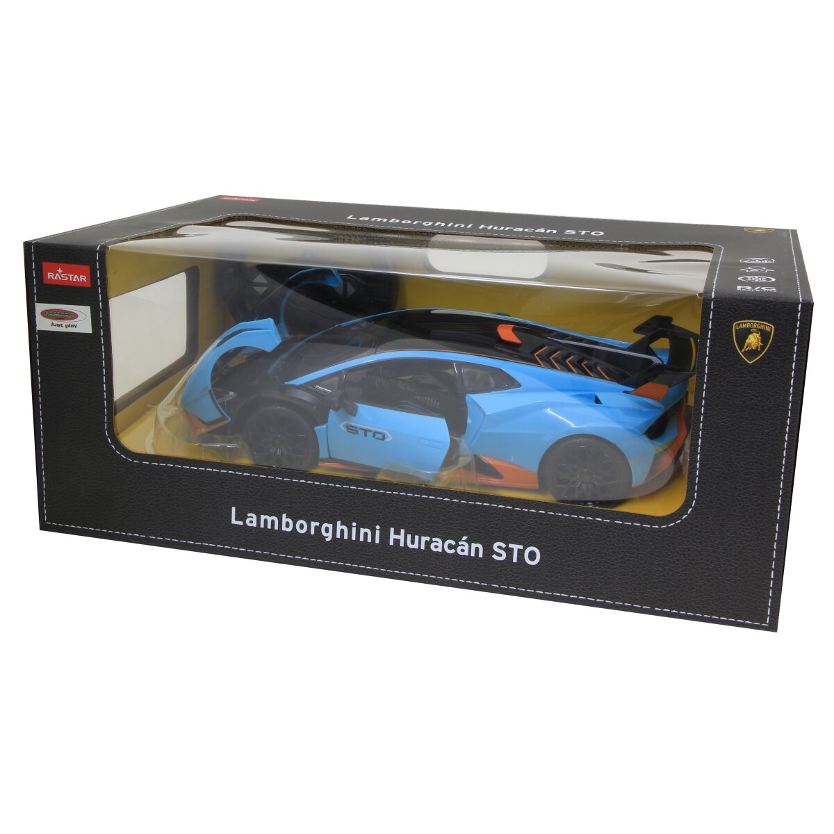 Lamborghini Huracán STO 1:14 blau 2,4GHz Tür manuell