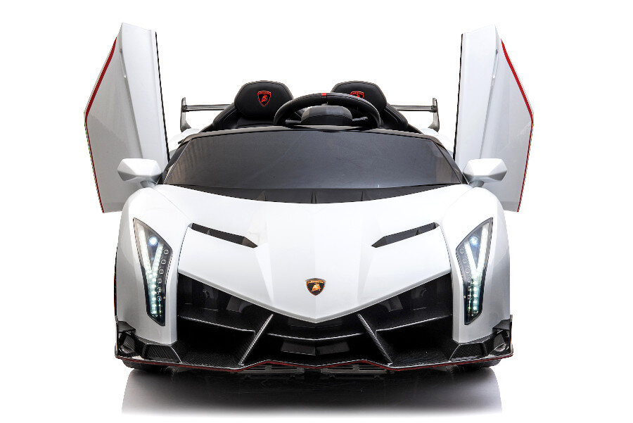 Elektro-Kinderfahrzeug Lamborghini Veneno - 2 Sitzer - weiß