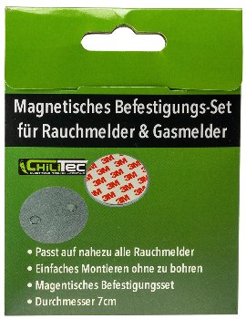 Magnetisches Befestigungs-Set - für Rauchmelder & Gasmelder
