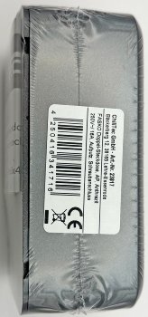 FASKO Doppel-Steckdose, AP, Anthrazit - 250V~/ 16A, Aufputz, Schraubanschluss