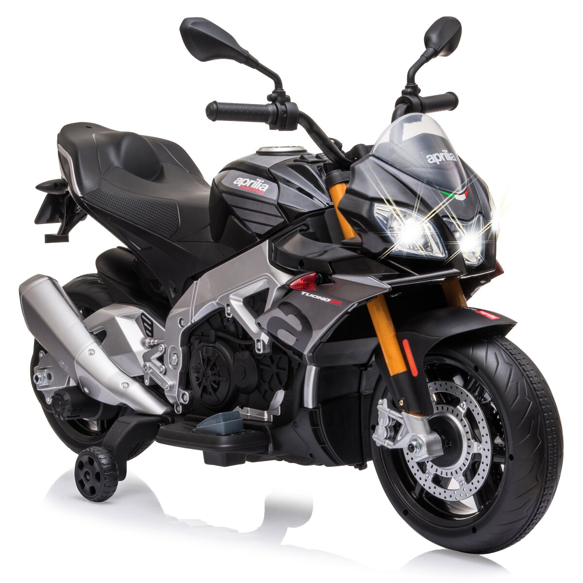 Kindermotorrad Aprilia Tuono V4 1100 RR schwarz