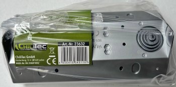 3-fach Steckdosenblock, silber - 250V~/ 16A, Aufbaumontage