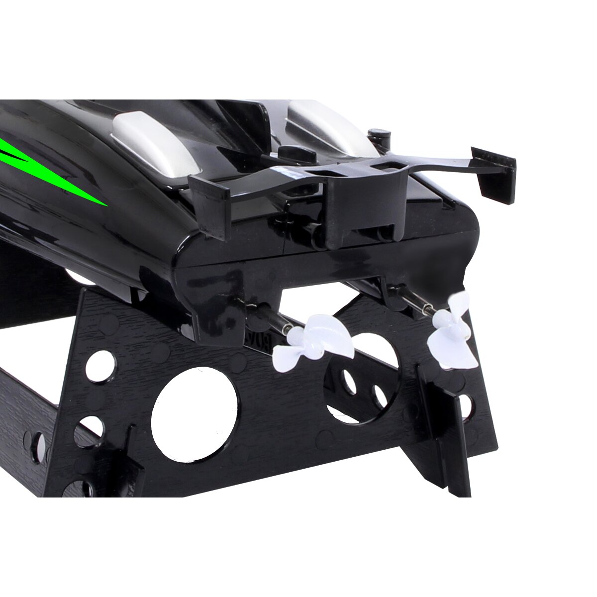 Capter Speedboot schwarz/grün Li-Ion 7,4V 2,4GHz
