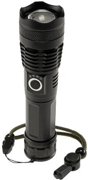 LED-Taschenlampe "CTL20 Zoom" mit Akku / 20W, 1600lm, Zoom, ØxL 167x41mm