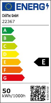LED-Fluter SlimLine "CTF-SLT 50" silber - 50W, 5220lm, 4000K, neutralweiß, IP44