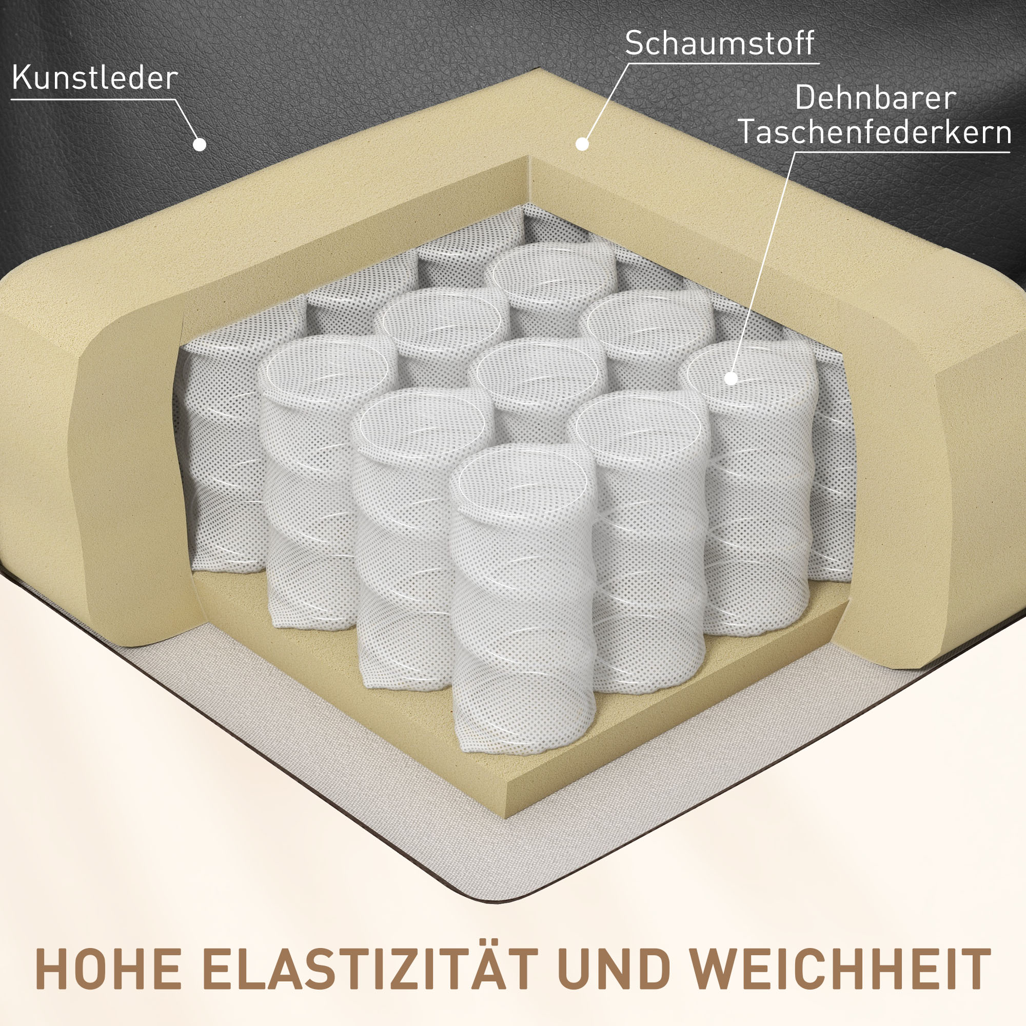 Massagesessel Elektrisch Relaxsessel Fernsehsessel Massagefunktion 5 Massage-Modi Liegefunktion Kunstleder Holz Metall Schaumstoff Schwarz 84 x 92 x 109 cm