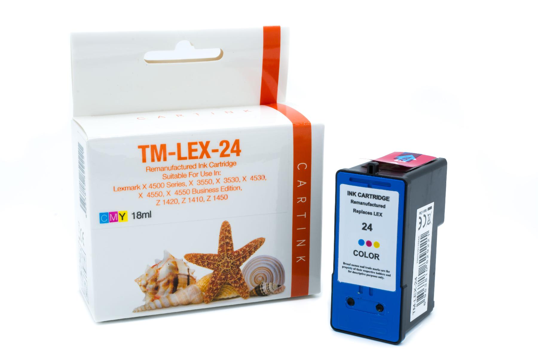 LEX24 Refill Tinte Color Lexmark / 18C1524E / 18ml