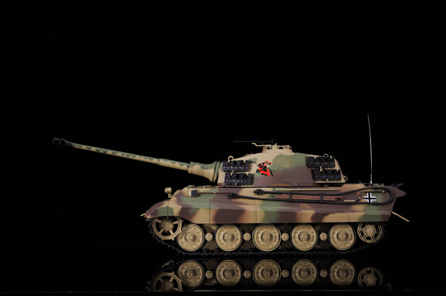 RC Panzer "Königstiger - Henschelturm" - Metallgetriebe & Metallketten