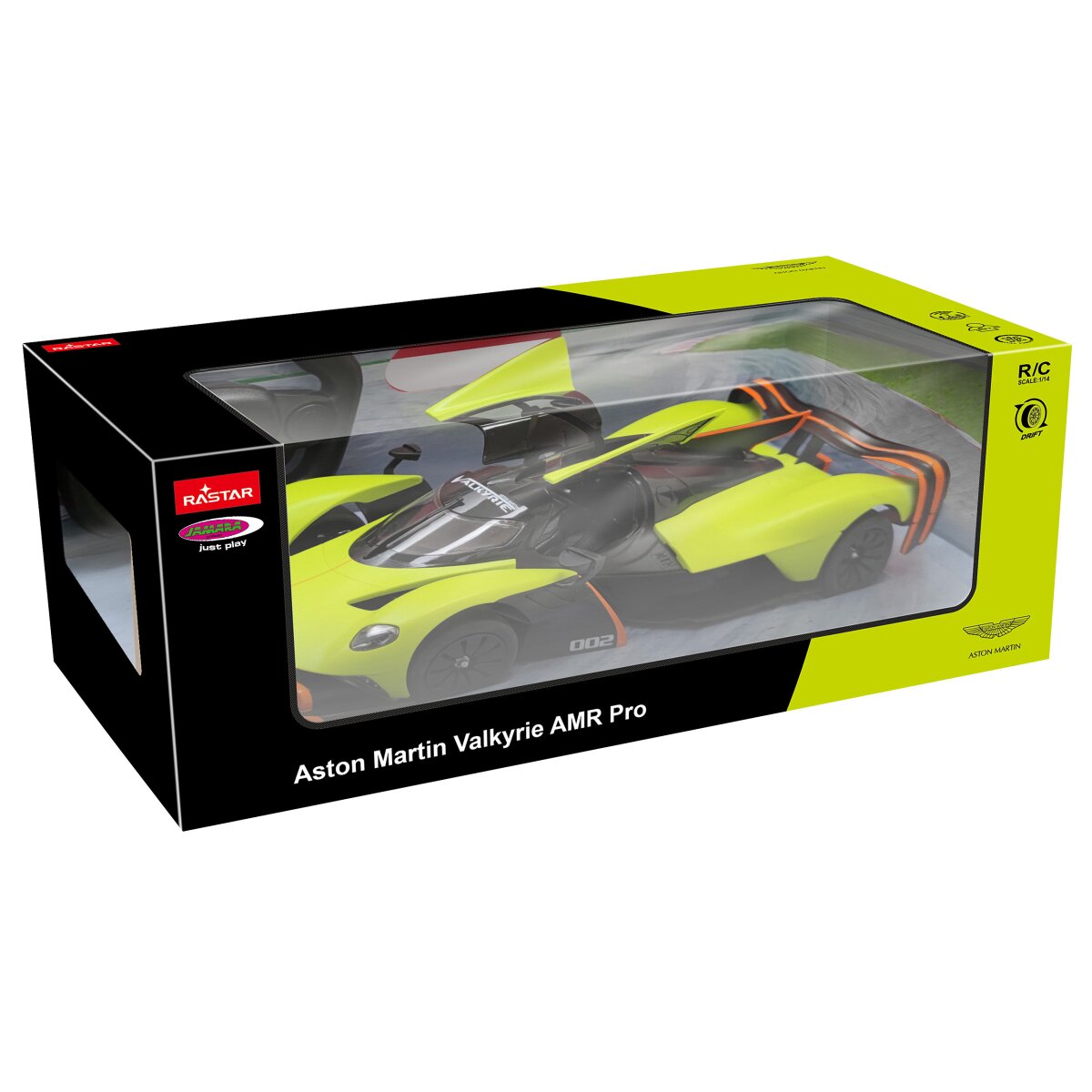 Aston Martin Valkyrie AMR Pro 1:14 grün 2,4GHz Tür manuell