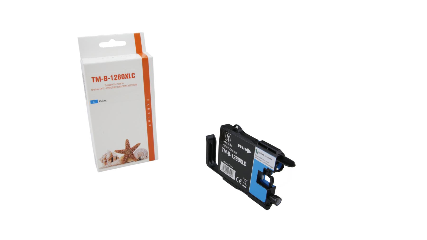 LC1280XLC alternativ Tinte cyan B / LC1280XLC / 16,6ml
