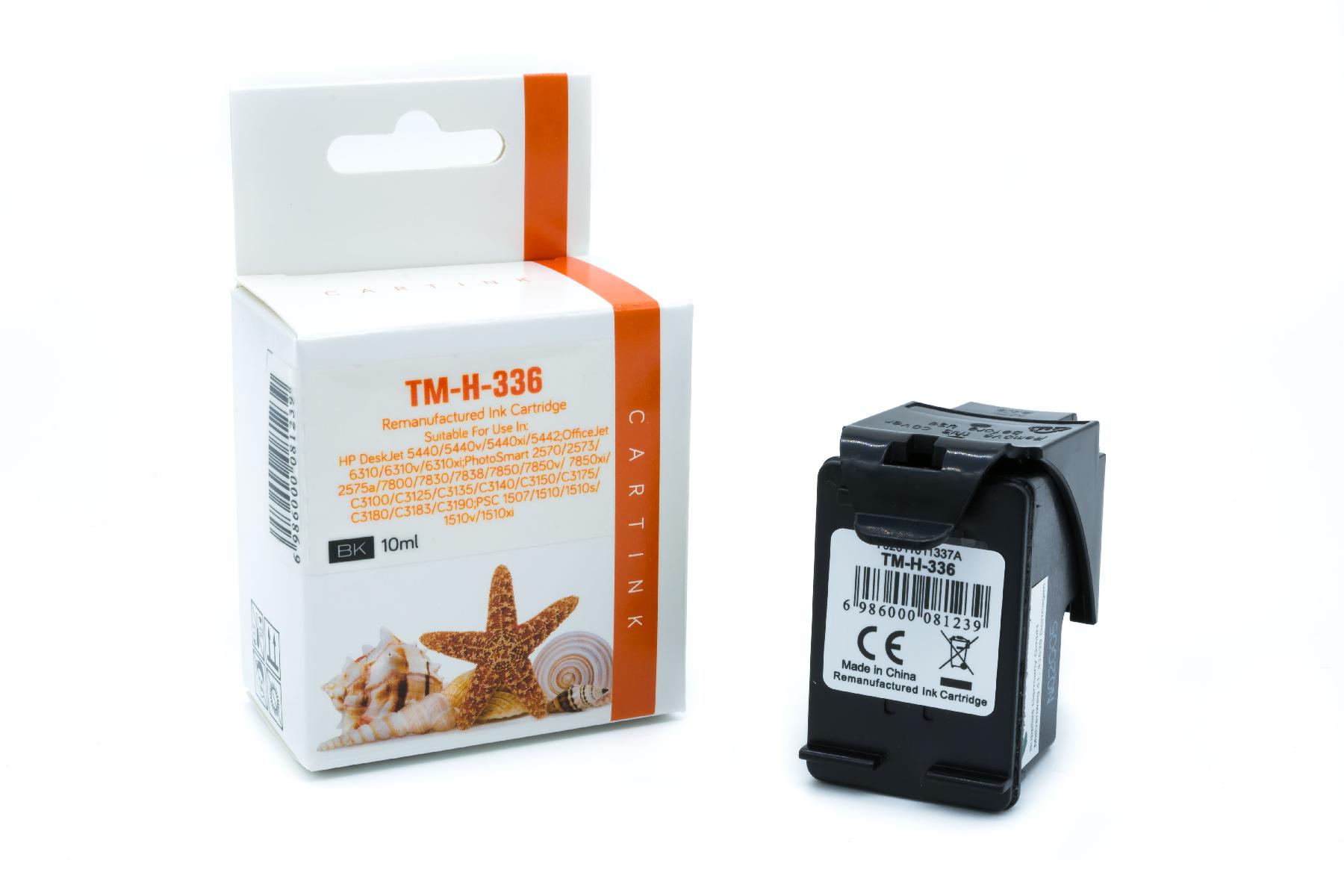 336 Refill Tinte schwarz für HP / C9362EE / 10ml