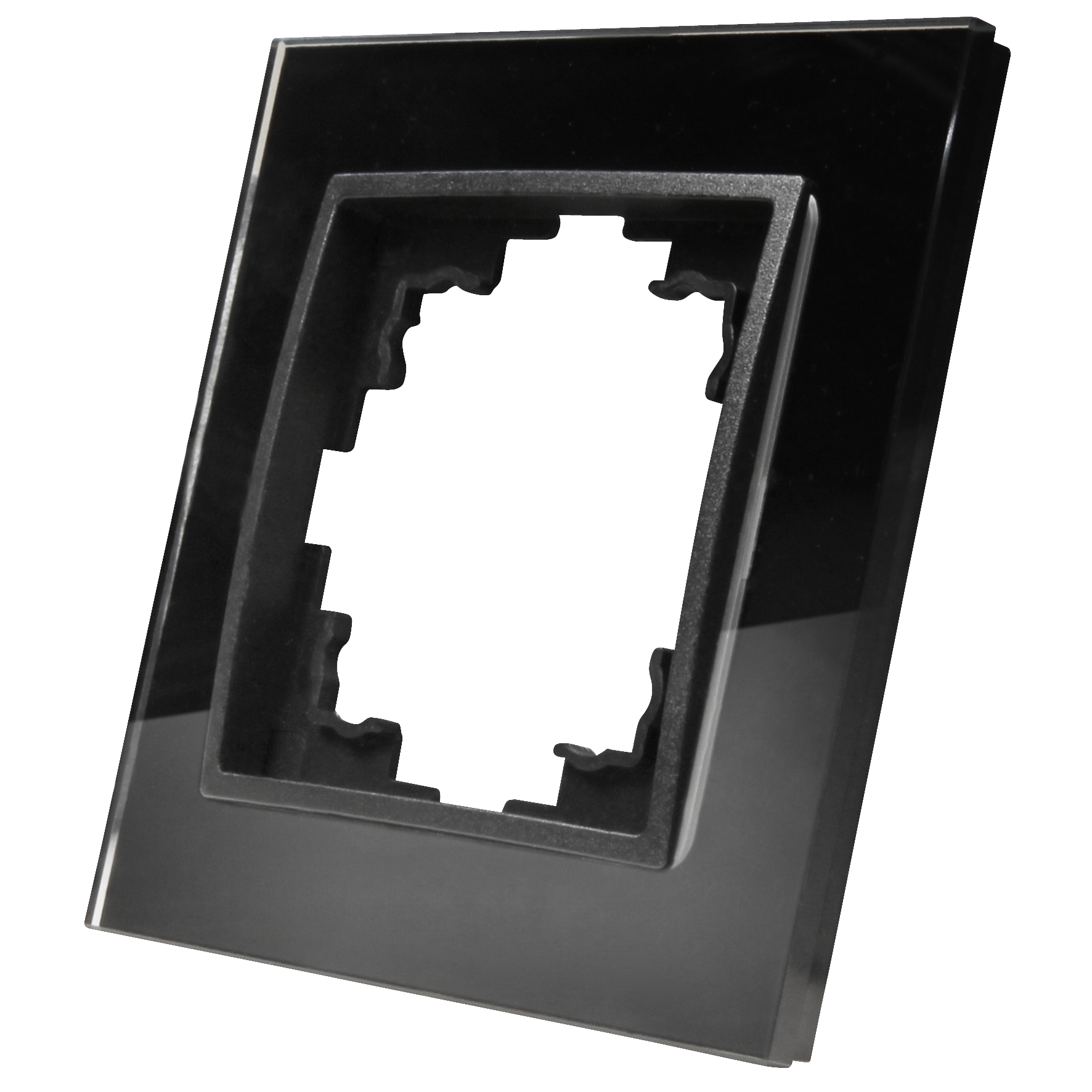 Glas-Rahmen McPower ''Flair'', 1-fach, schwarz