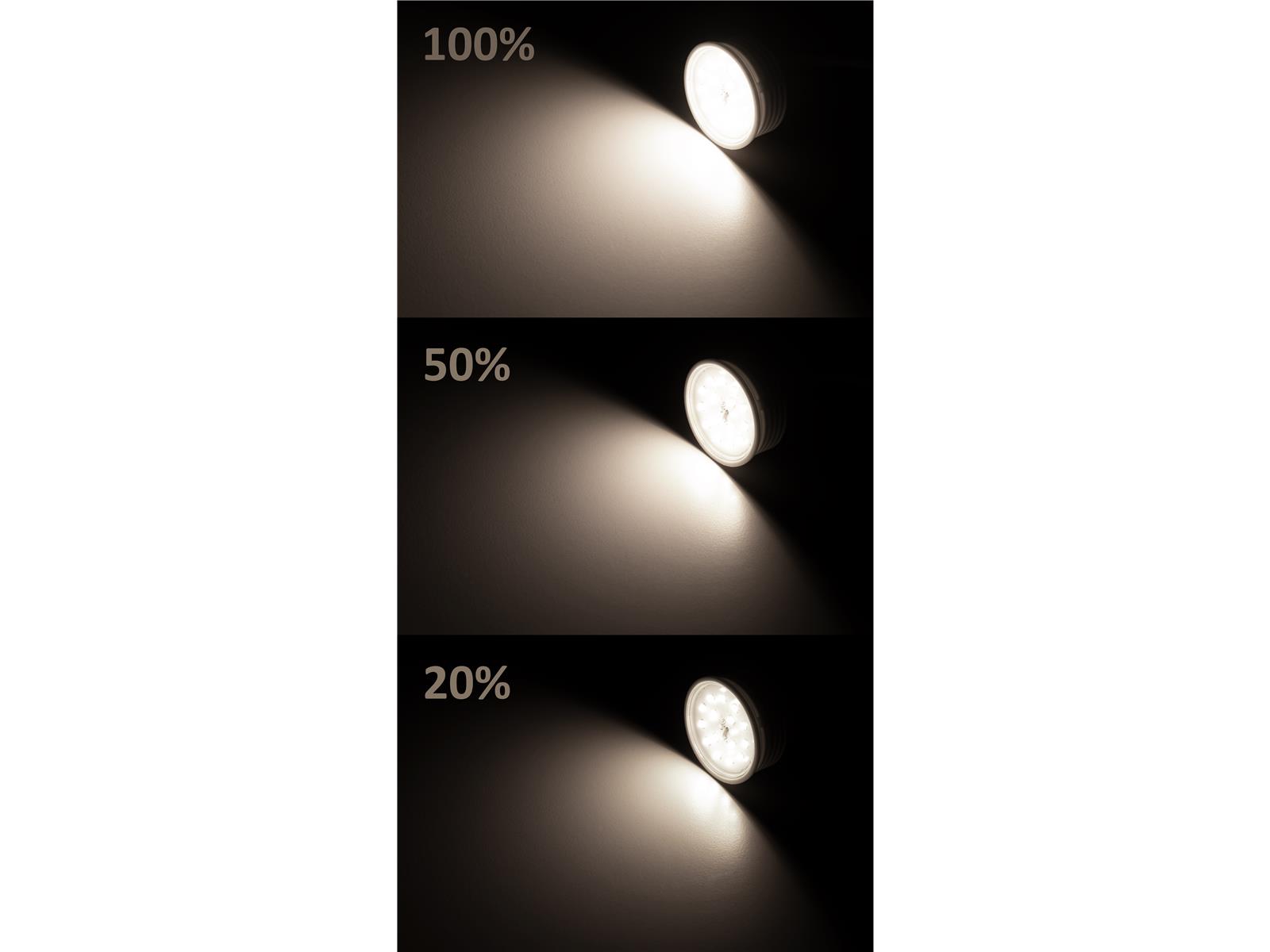 LED-Modul McShine, 5W, 400 Lumen, 230V, 50x23mm, neutralweiß, 4000K, step-dimmbar