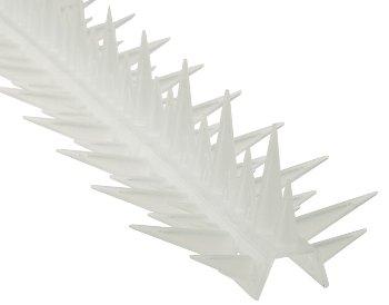 Taubenabwehr Spikes 10er Set - Kunststoff, 400x42x36mm, weiß/transparen