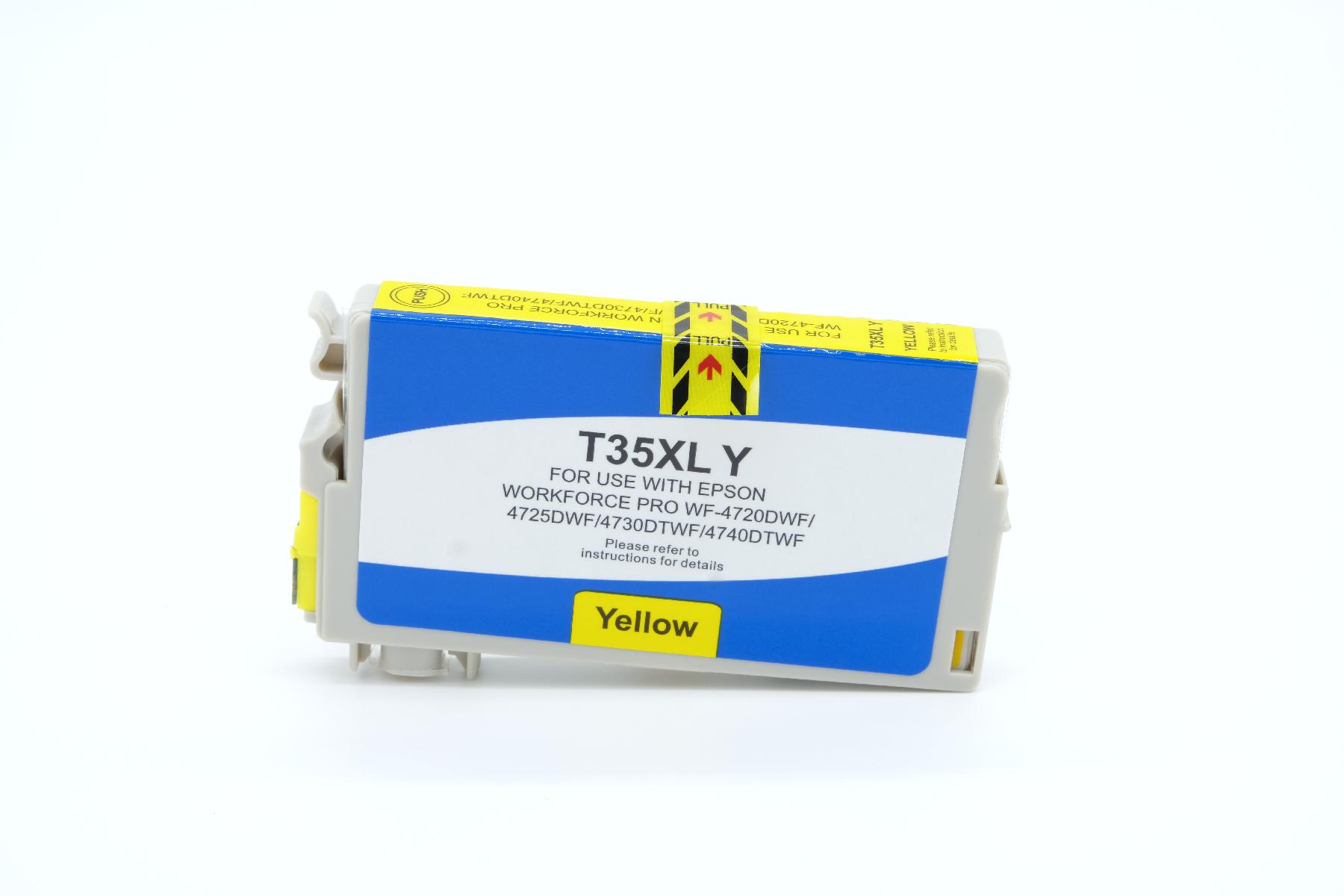 T35XLY alternativ Tinte gelb für Epson / C13T35944010 / 1.900 Seiten
