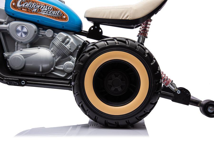 Elektro Kindermotorrad 2x800W Brushless Motoren - 24V7A - Schwarz