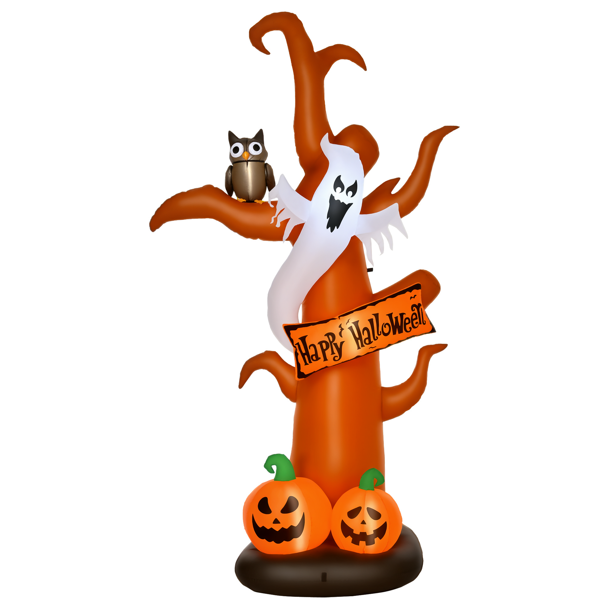 Selbstaufblasend Halloweendekoration mit LED-Lichtern, inkl. Gebläse und Befestigungsmaterial, 156cm x 107cm x 274cm Selbstaufblasend Halloweendekoration mit LED-Lichtern, inkl. Gebläse und Befestigungsmaterial, 156cm x 107cm x 274cm