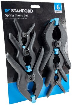 Montageklemmenset 6-teilig - je 2x 10/12/17cm