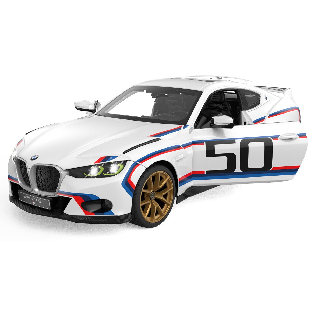 BMW 3.0 CSL 1:14 weiß 2,4GHz Tür manuell