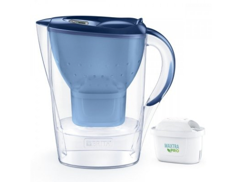 BRITA Marella Memo MXPro 2,4L Filterkanne Blau