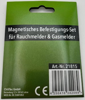 Magnetisches Befestigungs-Set - für Rauchmelder & Gasmelder
