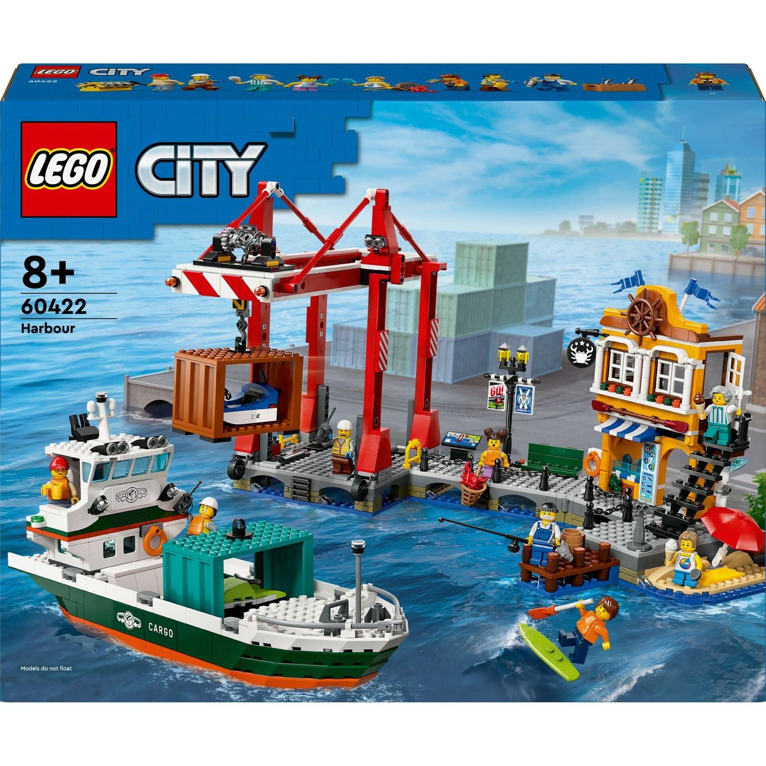 LEGO® 60422 - City - Hafen mit Frachtschiff (1226 Teile) LEGO® 60422 - City - Hafen mit Frachtschiff (1226 Teile)